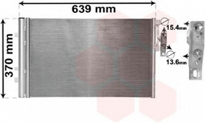 VAN WEZEL 06005479 -  Конденсатор, кондиционер
